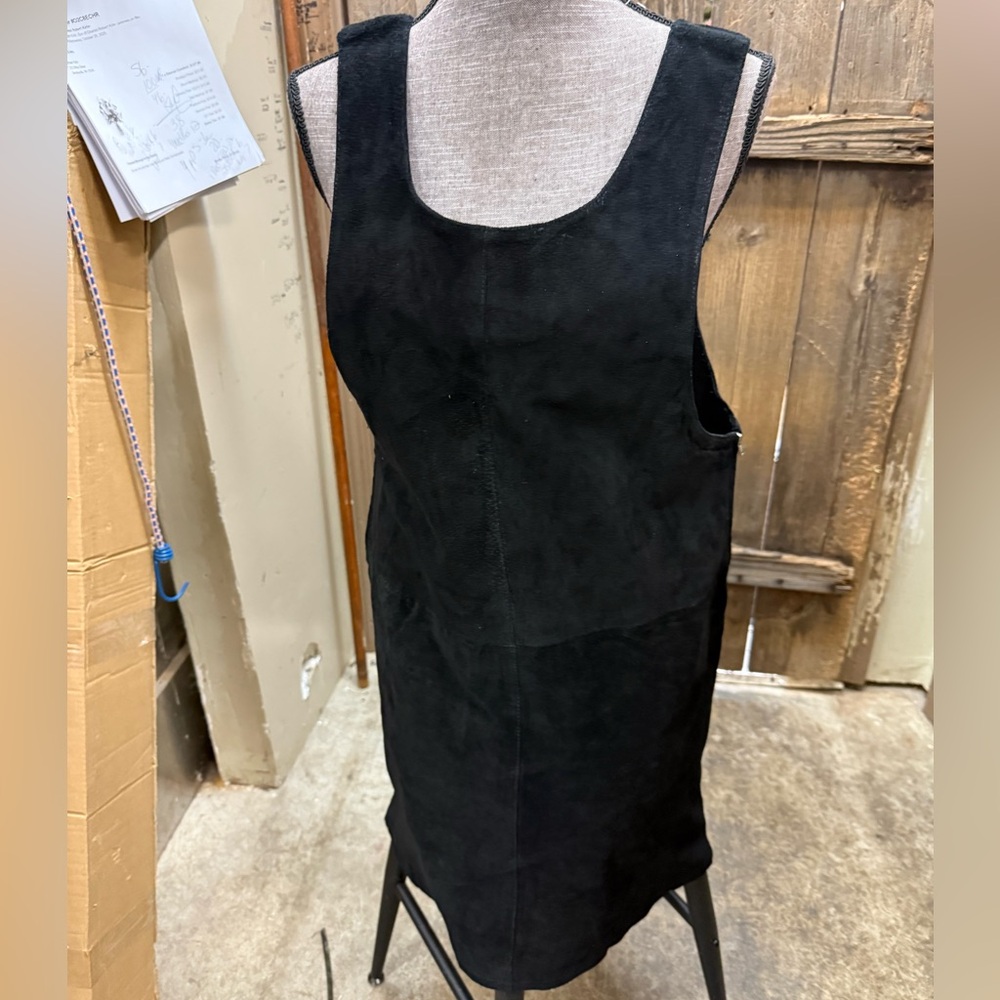Marsh Landing Black Suede Dress